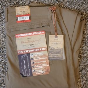 Men's Weatherproof Vintage Expedition Pants, Khaki, NWT, Size W34 L30